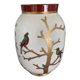 Bernardaud Birds of Paradise Vase For Sale