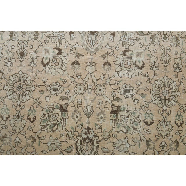 Orange 1970s Vintage Persian Handknotted Wool Orange Oversize Area Rug For Sale - Image 8 of 11