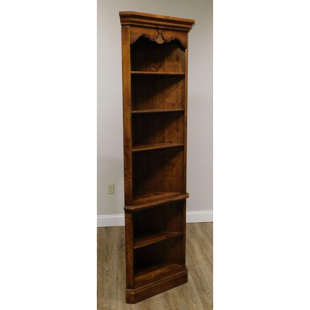 Ethan Allen Country French Pair Corner Bookcases Chairish