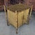Late 20th Century 1970’s Faux Tortoiseshell Bamboo Herringbone Rattan Cabinet - Newly Painted For Sale - Image 5 of 12