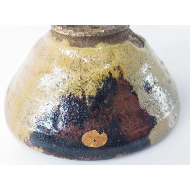 19th Century Japanese Signed Peachbloom Raku Chawan Tea Bowl For Sale - Image 10 of 13