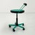 Turquoise Adjustable Desk Chair from Bieffeplast, 1980s For Sale - Image 8 of 10