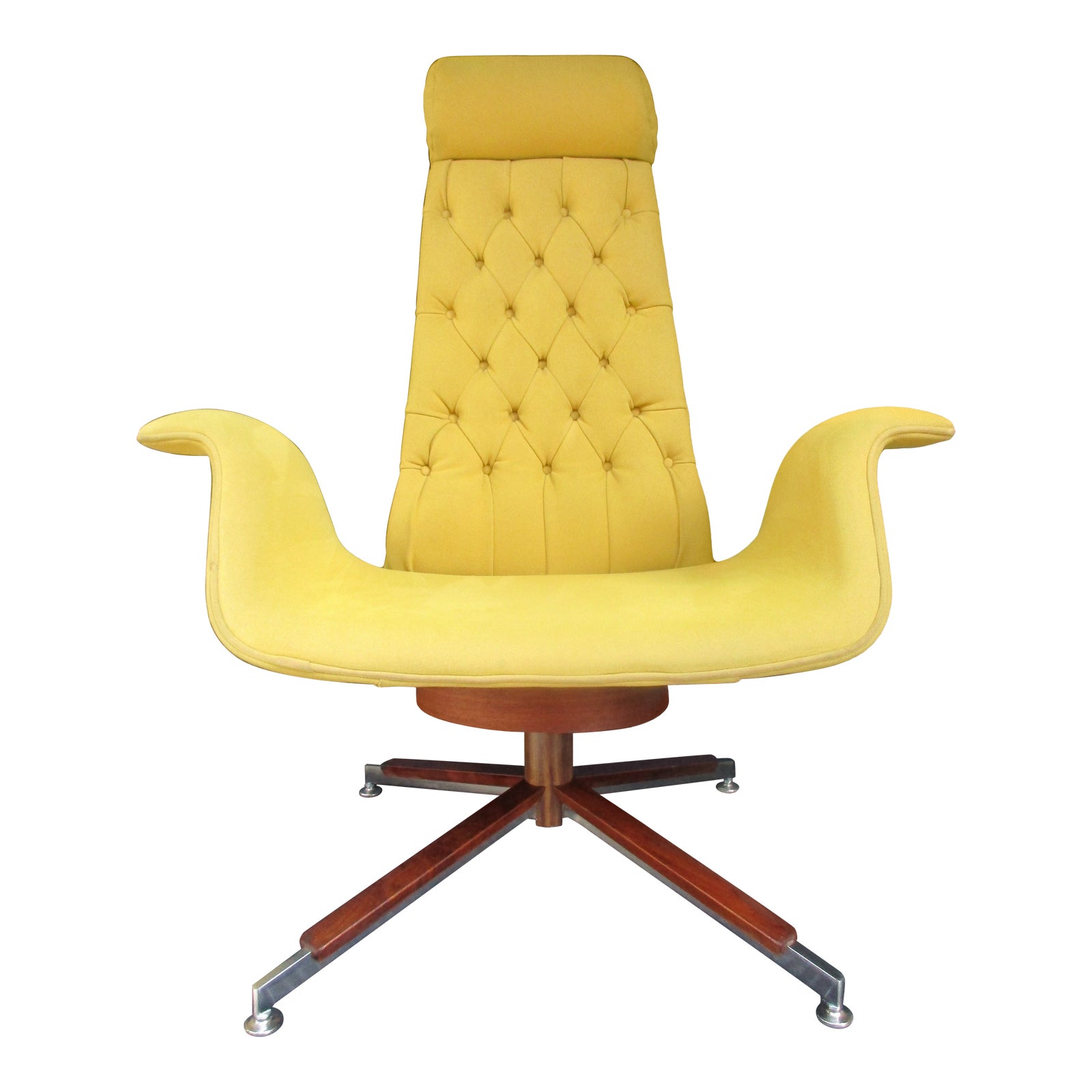 MidCentury Modern Swivel Rocker Chairish