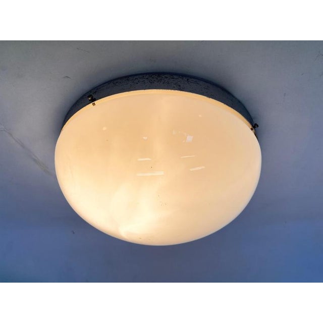 Chrome Bauhaus Ceiling or Wall Lamps, 1930s, Set of 2 For Sale - Image 6 of 9