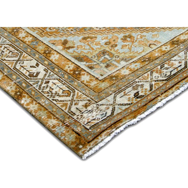 Transitional 1940s Persian Melayer Rug For Sale - Image 3 of 6