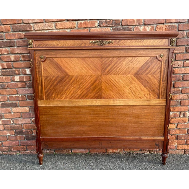 French Headboard and Footboard Chairish