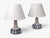 1960s Erika Noomi Backhausen, Table Lamps, Blue and Gray Ceramic, Denmark, 1960s For Sale - Image 5 of 13