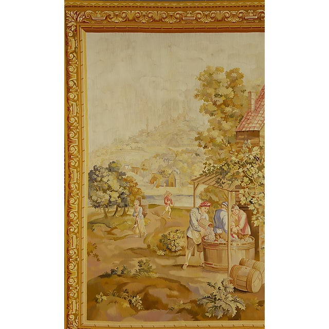 19th Century Antique Circa 1890 French Tapestry 5'11 X 8' For Sale - Image 5 of 5