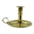 1980s Footed Brass Candle Holder For Sale