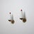 Large Italian Wall Sconces in Brass, Red Metal and Opaline Glass, 1950s, Set of 2 For Sale - Image 14 of 15