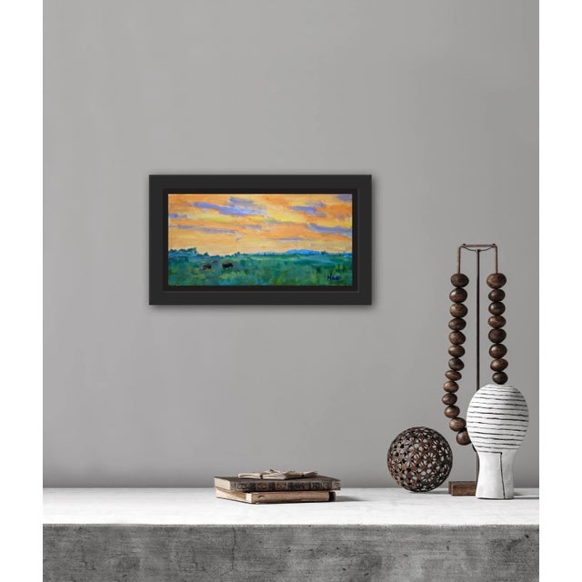Mount Diablo Sunset, Contemporary Landscape Oil Painting For Sale In Reno/Lake Tahoe - Image 6 of 12