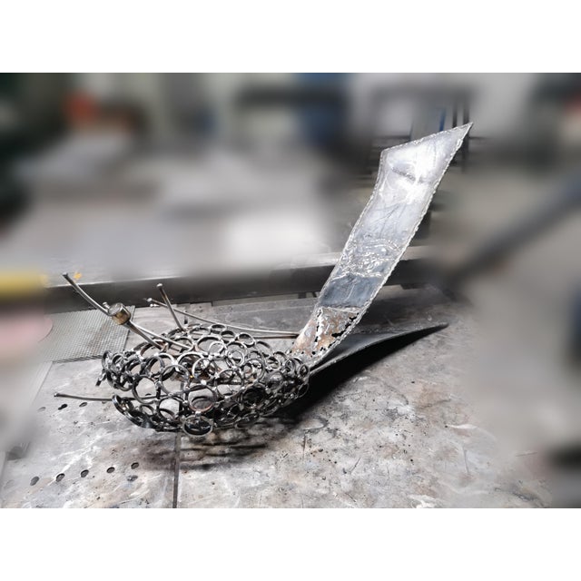 Ovidiu Kloska, Seed of Eternity, 1977, Welded Steel For Sale - Image 10 of 10