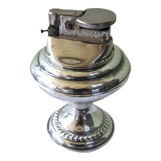 Mid-Century Modern Sterling Spaceship Table Lighter For Sale