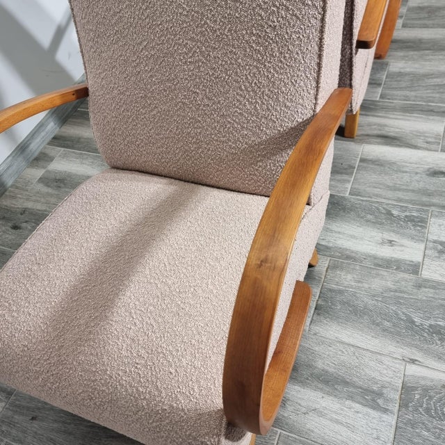 Art Deco Lounge Chairs from Jindřich Halabala, 1950s, Set of 2 For Sale - Image 13 of 16