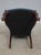 Eagle Carved Arm Blue Leather Armchair For Sale - Image 18 of 18
