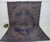1970s Vintage Handmade Wool Cotton Blue Area Rug For Sale - Image 11 of 12