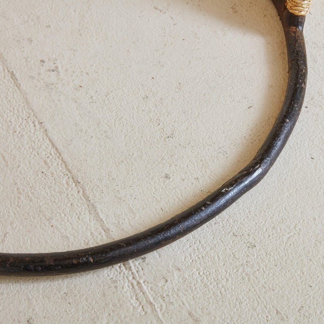 Modern Curved Wicker ‘Zest’ Chair Attributed to Francois Liguori, France 1988 For Sale - Image 3 of 11