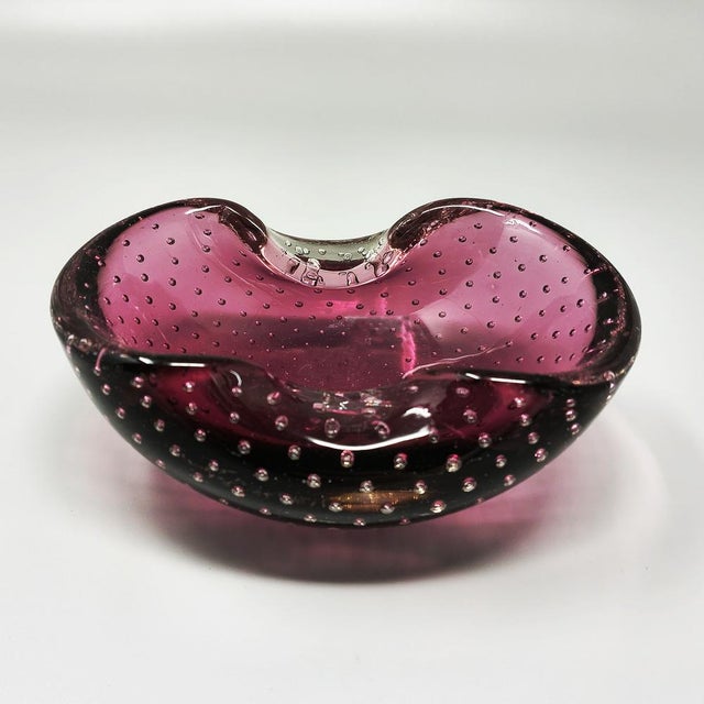 Flavio Poli Vintage Italian Ashtray by Flavio Poli for Seguso, 1960s For Sale - Image 4 of 8