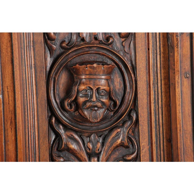 Antique Historicism Cabinet with Lions, 1900s For Sale - Image 6 of 18