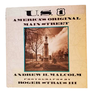 U S 1 America's Original Main Street, Vintage Hardcover Book