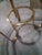 Hollywood Regency Vintage Modernist Round Brass Side Table For Sale - Image 3 of 4