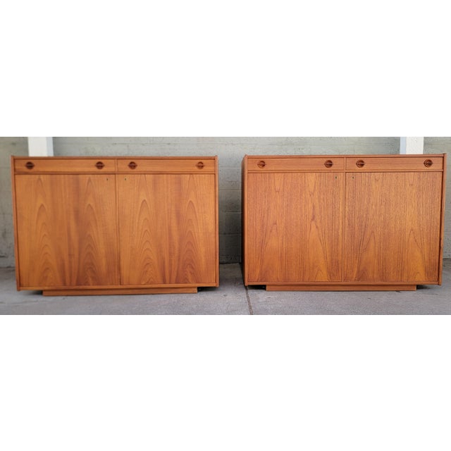 Scandinavian Modern Teak Credenza by Tage Olofsson - A Pair For Sale - Image 16 of 18