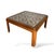 Mid-Century Square Teak Coffee Table with Ceramic Tiles, 1970s For Sale - Image 6 of 6
