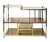 Metal Italian Chrome and Glass Console Table by Serantoni & Arcangeli, 1970s For Sale - Image 7 of 7