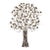 Marc Weinstein Marc Creates Brutalist Torch Cut Metal Nail Tree Wall Sculpture For Sale