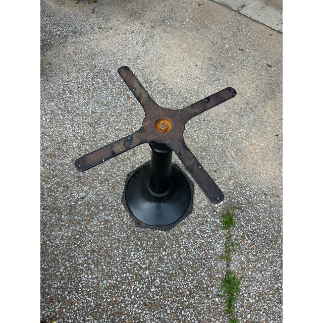 Chestnut Antique Poker Table W/ Dining Table Cover For Sale - Image 8 of 12