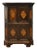 Early 20th Century Italian Baroque Marquetry Inlaid Corner Cabinet For Sale
