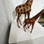 Mid 20th Century Leather Hand Tooled Giraffe’s Adult and Juvenile - Set of 2 For Sale - Image 5 of 10