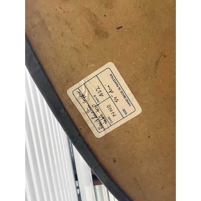 Traditional Mid 20th Century Hand Beaten Cooper Dining Table For Sale - Image 3 of 10