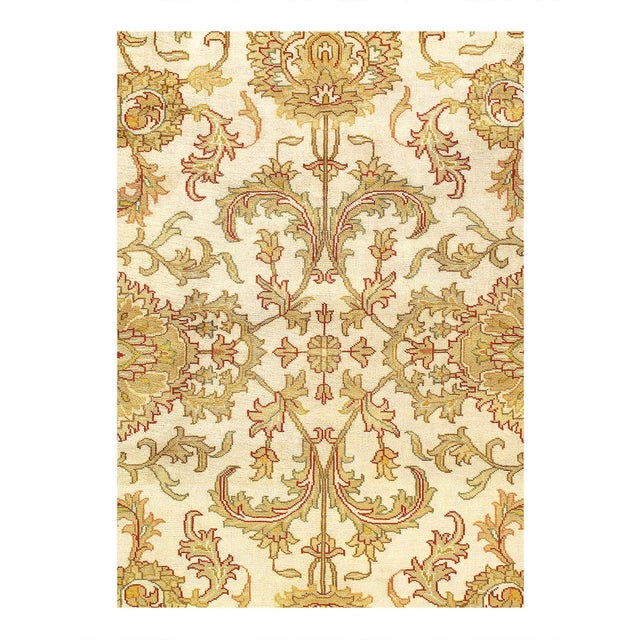 Decorate your home with this stylish oriental area rug. Crafted with wool and cotton materials for a durable design with a...