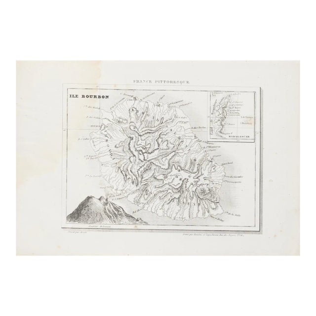 Unknown, Ile Bourbon, Etching, 19th Century For Sale