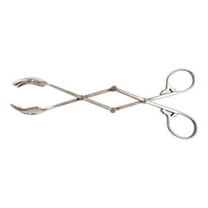 Vintage Eales 1779 Silverplate Articulated Ice/Sugar Cube Tongs Made in Italy