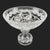 Mid-Century Modern Vintage Crystal Centrepiece Pedestal Bowl on Baluster Stem, 1960s For Sale - Image 3 of 18