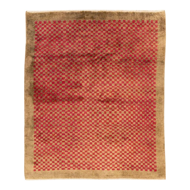 Galerie Shabab Collection Mid-20th Century Turkish Anatolian Art Deco Carpet For Sale