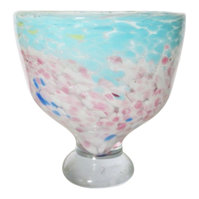 Murano Glass Mid Century End of the Day Bowl For Sale