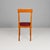 Mid-Century Modern Italian Wooden Chairs with Burgundy Sky, 1940s, Set of 6 For Sale - Image 4 of 15