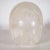 Rock crystal skull sculpture.