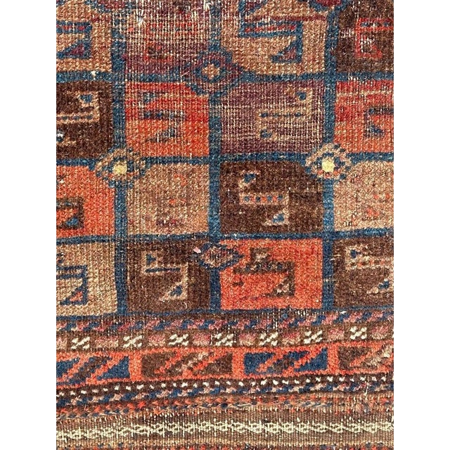 Antique Distressed Turkmen Tribal Rug, 1890s For Sale - Image 13 of 18
