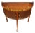 Circa 1800 Dutch Neoclassical Demilune Side or Console Table For Sale