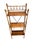 Victorian Early 20th Century Victorian English Burnt Bamboo Bookshelf For Sale - Image 3 of 16