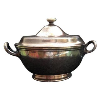 Antique Silver Hotel Serving Piece For Sale