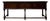 Antique English Oak Sideboard With Inlay Design and Barley Twist Legs For Sale