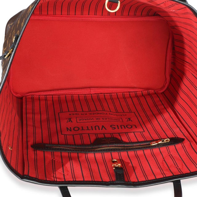 Brown Red Multicolor Monogram Canvas Kabuki Neverfull MM For Sale - Image 8 of 8
