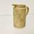 Vintage Arts & Crafts Boho Chic Maple Leaves Ceramic Pitcher, Classic Beige For Sale - Image 4 of 14