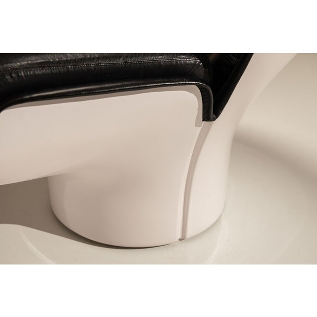 Set of Elda Chair and Ottoman by Joe Colombo for Comfort, Italy, 1970s, Set of 2 For Sale - Image 10 of 15