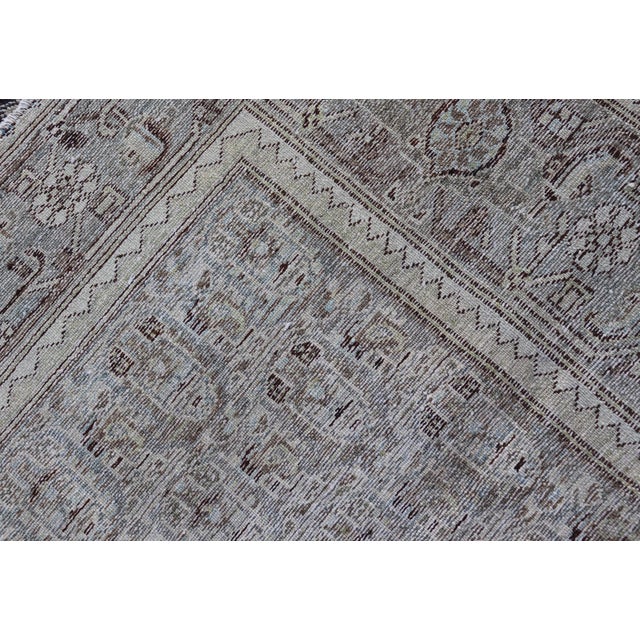 Antique Persian Malayer Rug With Intricate Geometric Patterns 4'1 X 7'2 For Sale - Image 11 of 11